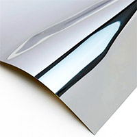 Плёнка 3M Scotchcal Mirror Film 7755SE-520 транслюцентный хром (ширина 1.22м)